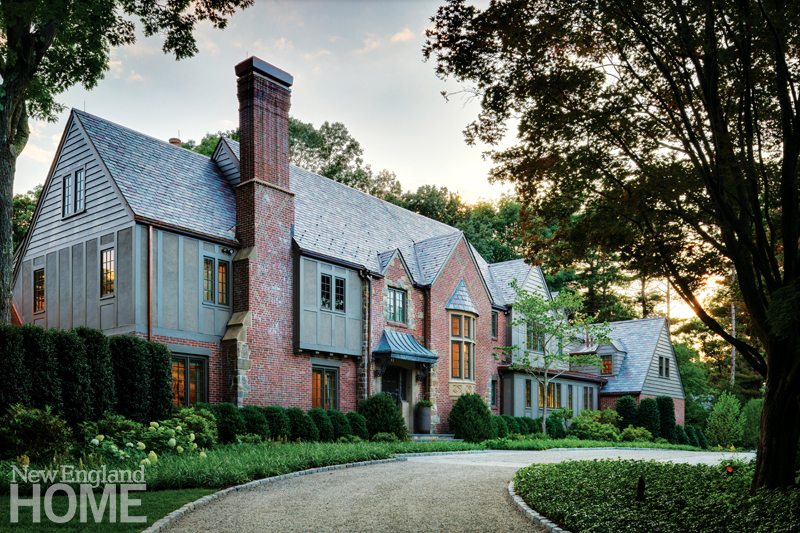 Tudor Style an updated tudor-style home in wellesley - new england home magazine Tudor Style an updated tudor-style home in wellesley - new england home magazine
