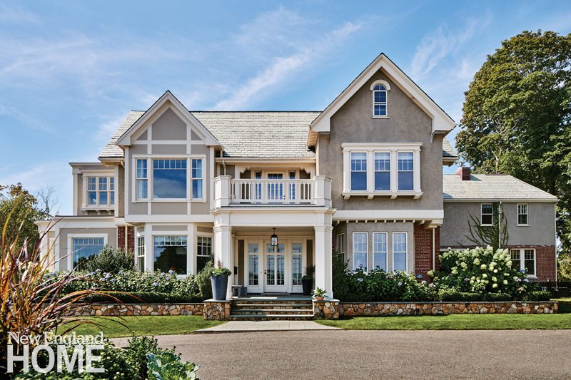 Tudor Style Home a tudor style home gets a fresh look - new england home magazine Tudor Style Home a tudor style home gets a fresh look - new england home magazine