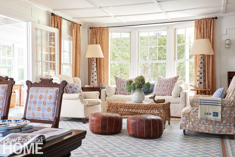 a designer s vacation home on the maine coast new england home