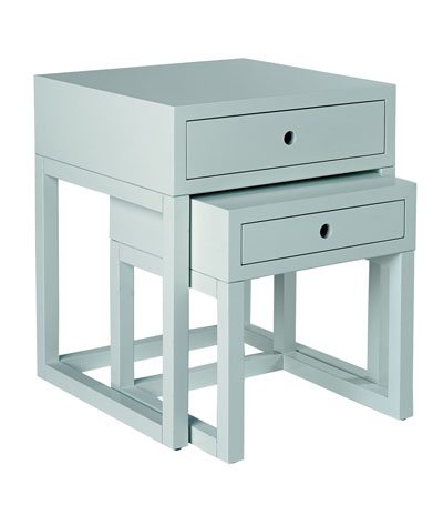 guest room style scheme light blue bedside tables from serena and lily