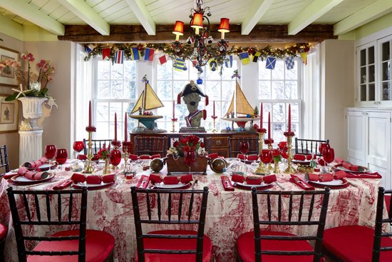 Carey Karlan Christmas by the Sea Dining Room 