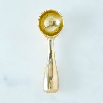 Holiday Gifts Brass Ice Cream Scoop
