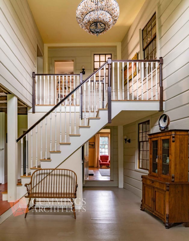 historic home architect stairwell