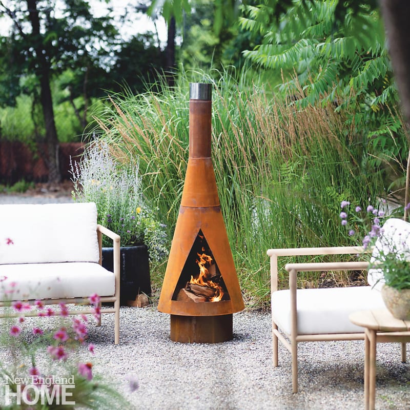 ways to invite nature into your landscape chiminea 